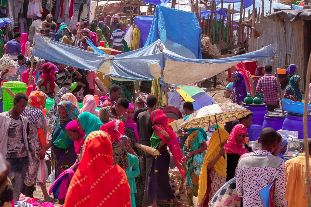 Weekly market in Bati, Ethiopia