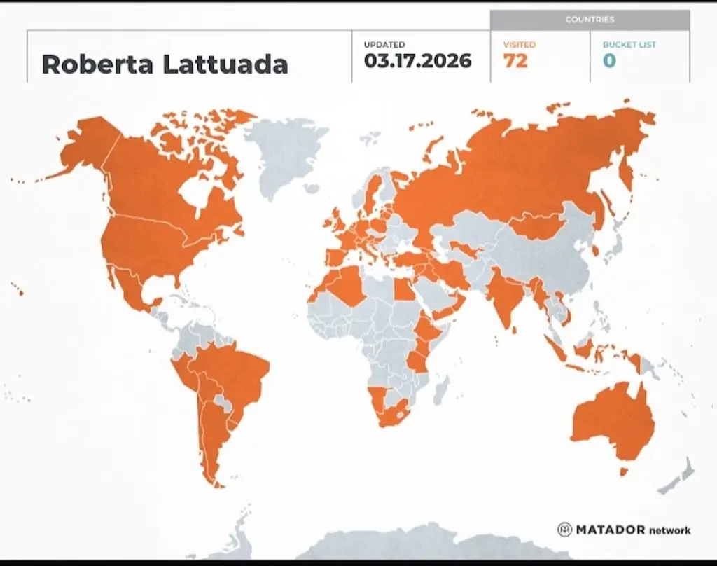 mappa paesi visitati Viaggi ed esperienze nel mondo